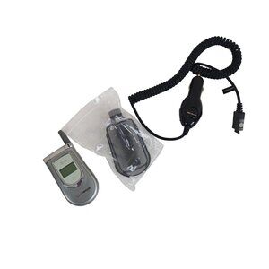 LG VX4500 Flip Phone Verizon Wireless W/ Belt Clip Car Charger Silver